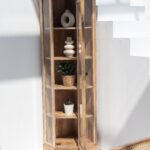 Corner Wooden Display Cabinet