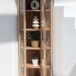 Corner Wooden Display Cabinet