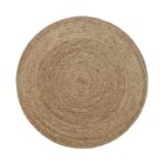 Serenity Circle - Natural Braided Jute Round Rug (200 CM)