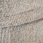 Serenity Circle - Natural Braided Jute Round Rug (200 CM)