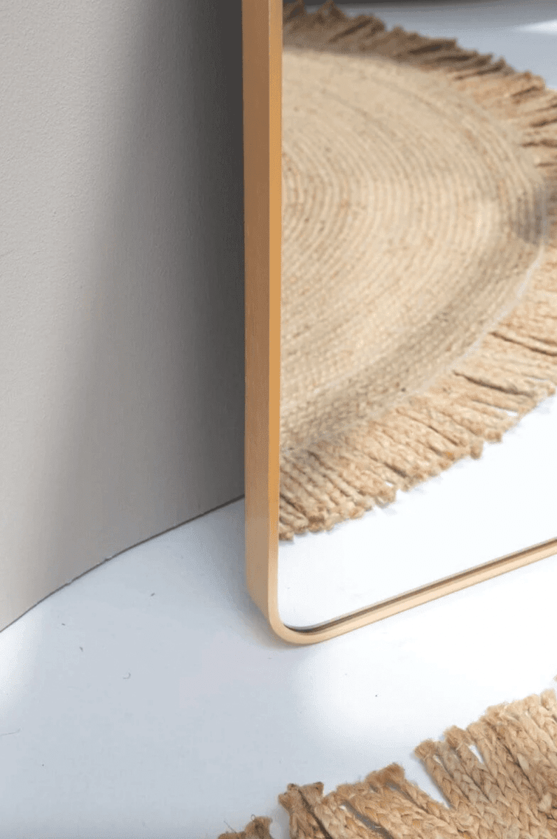 Ziva Gold Rectangular Mirror - Image 3