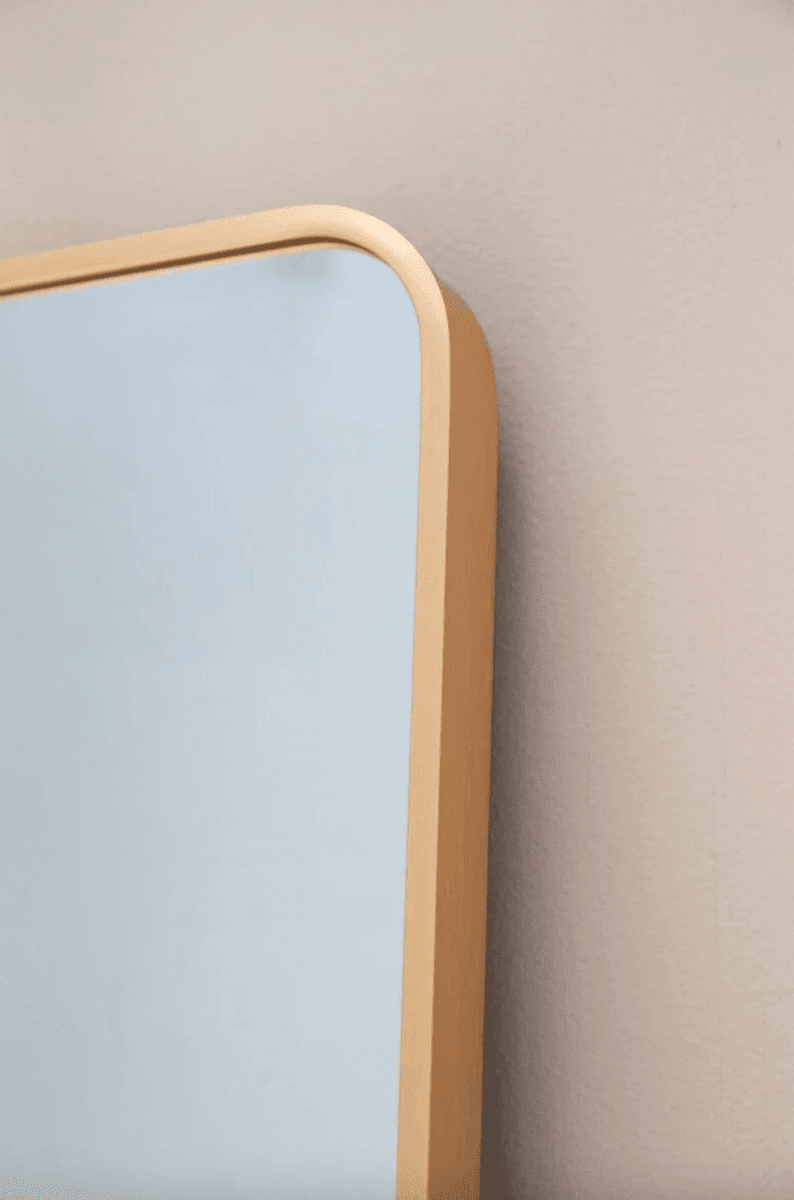 Ziva Gold Rectangular Mirror - Image 5