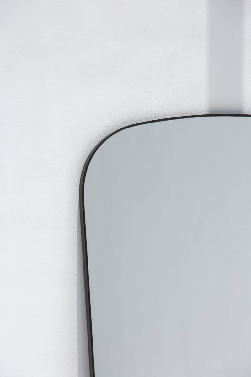 Stella Black Flat Arch Mirror - Image 5