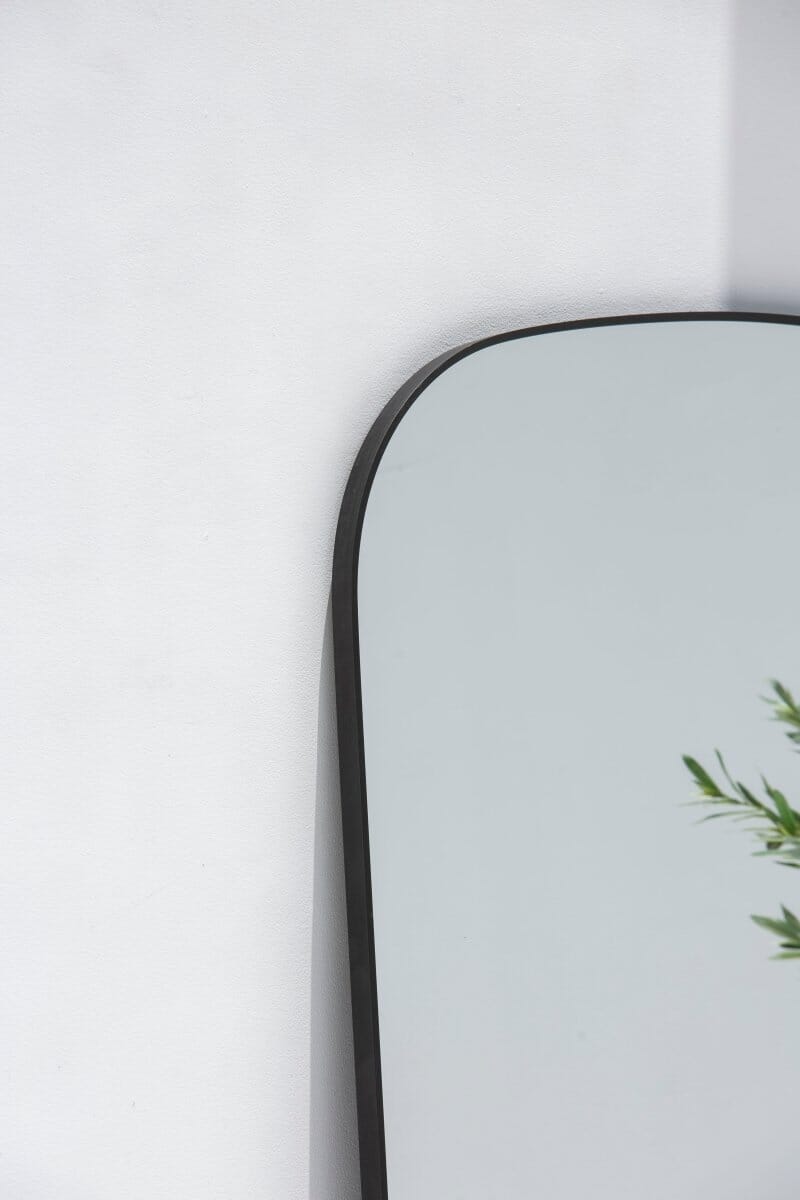 Stella Black Flat Arch Mirror - Image 8