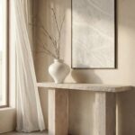Ezile Travertine Classic Design Console