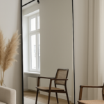 Adeline Black Frame Rectangular Wall Mirror