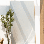 Adeline Gold Frame Rectangular Wall Mirror (220x120 CM)