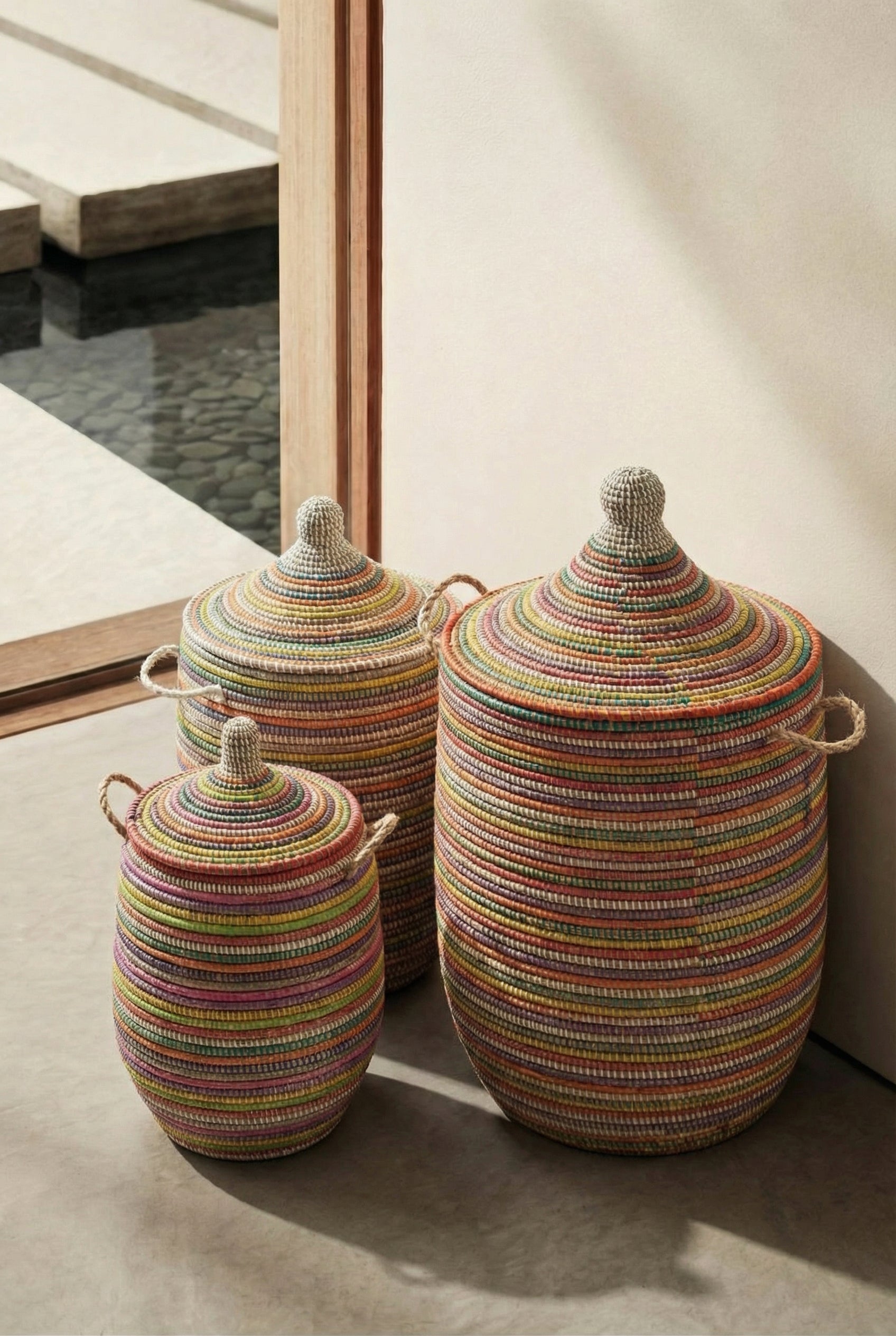 Maisha Multi-Color Classic Handmade Basket