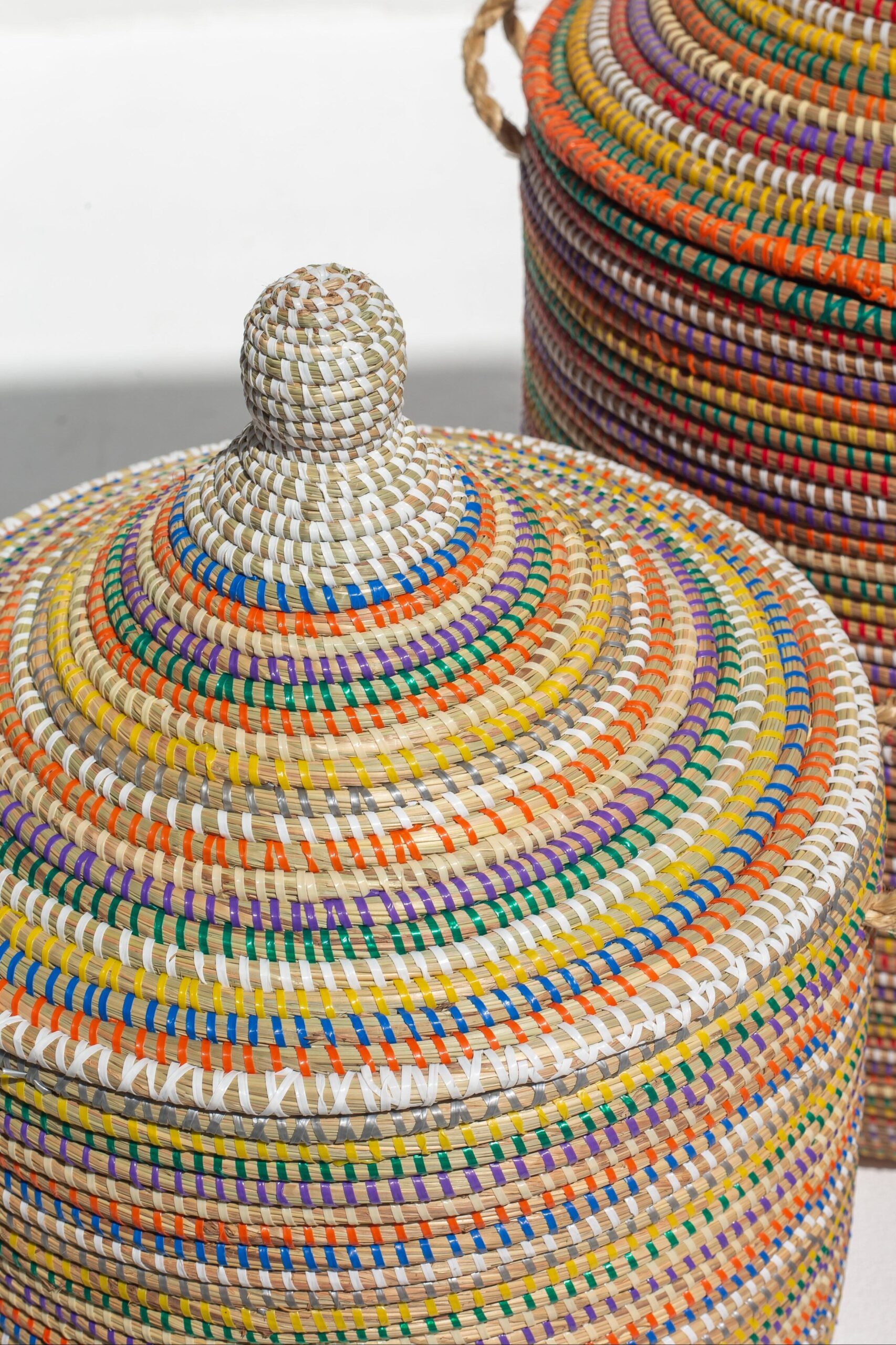 Maisha Multi-Color Classic Handmade Basket - Image 4