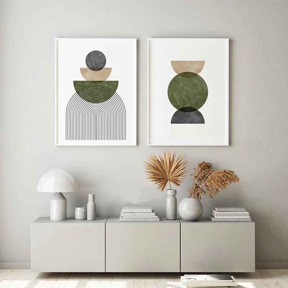 Verdant Crescents Wall Art - Image 4