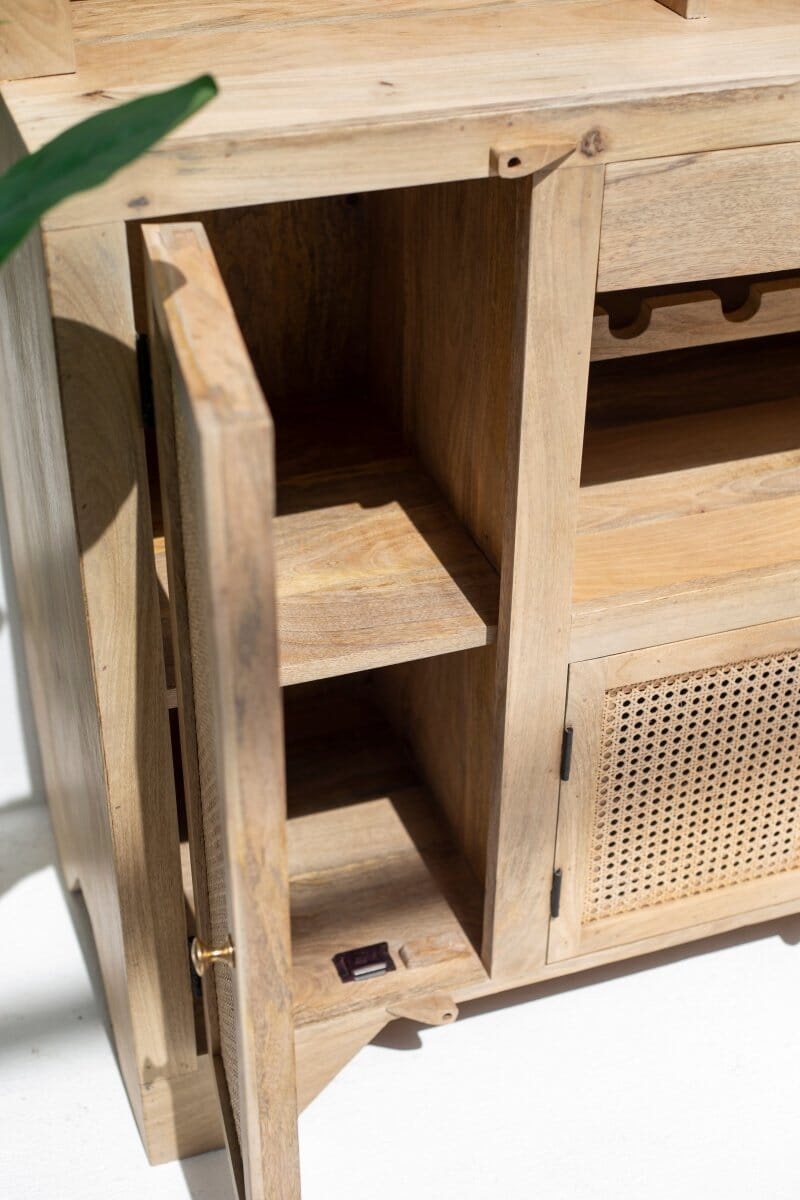 Rioza Cocktail Wooden Cabinet - Image 3