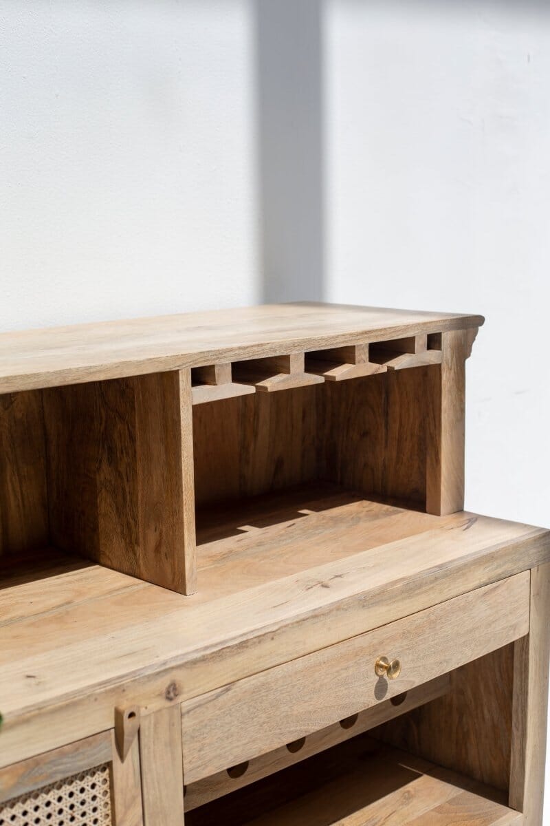 Rioza Cocktail Wooden Cabinet - Image 4
