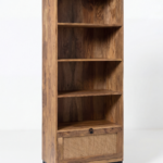 Varin Rattan Mango Wood Shelf Cabinet