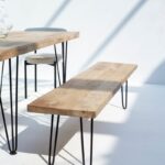 Noriel Mango Wood Industrial Design Bench