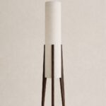 Japanese Retro Tube Tripod Floor Lamp