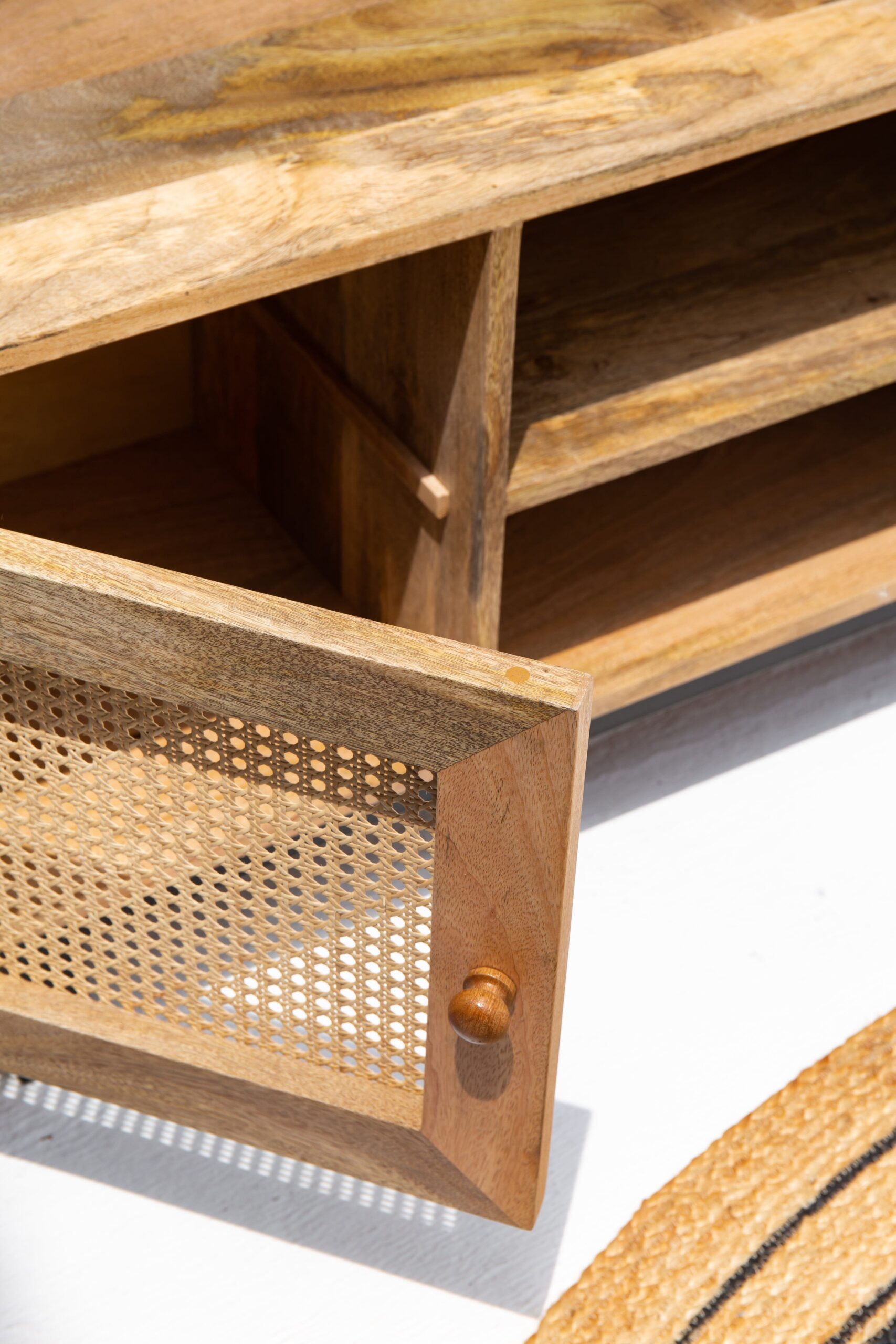 Victoria Rattan Doors TV Unit - Image 2
