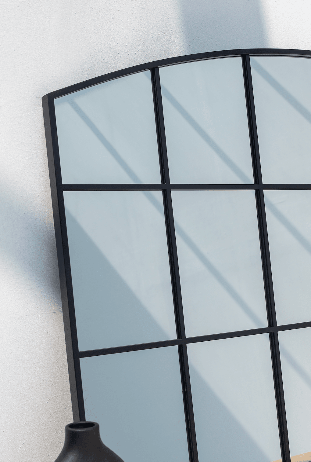 Raven Black Window Black Wall Mirror (120x80 CM) - Image 2