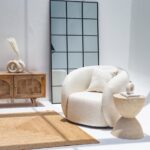 Arabella Arch Design Wooden TV Unit