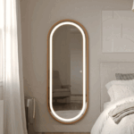 Adelith Gold Mirror With Light