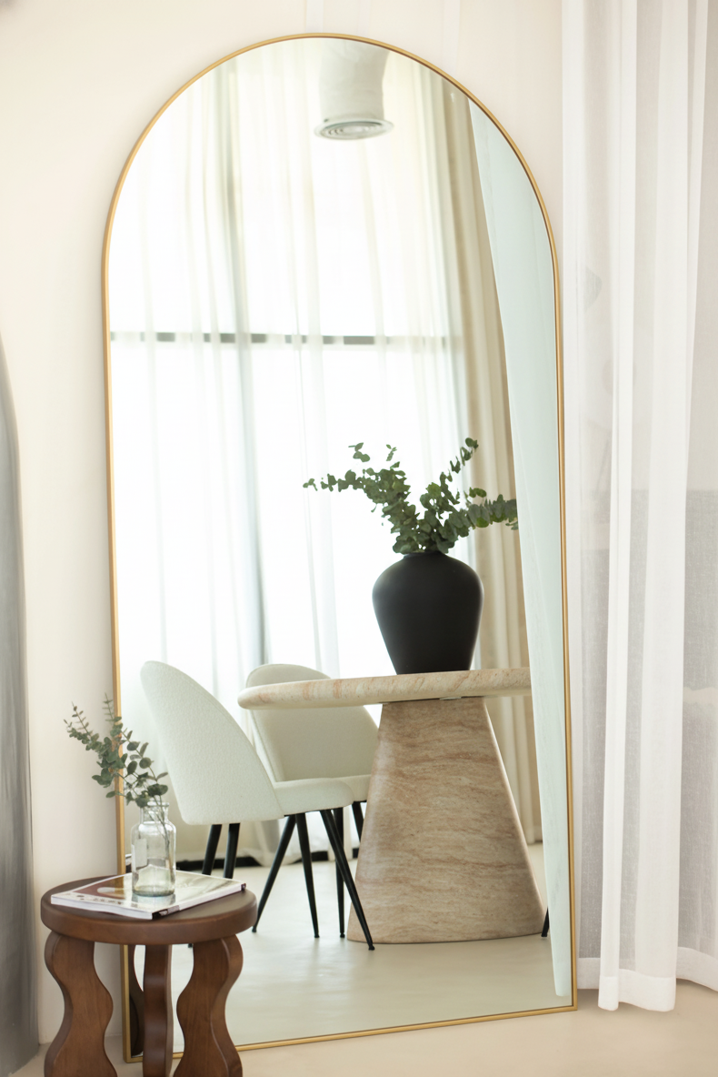 Odin XL Gold Arch Full Length Mirror - Image 4