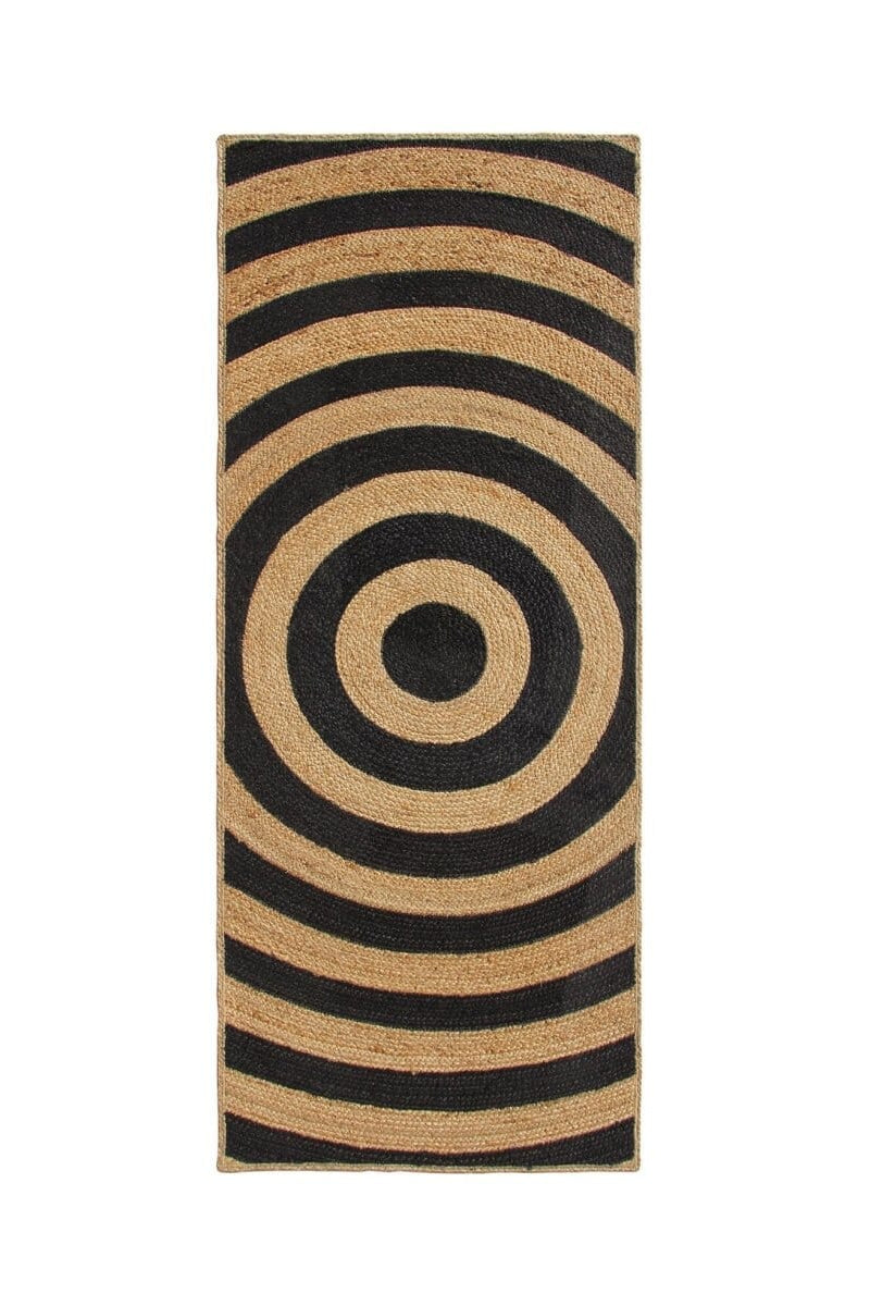 Spiral Essence - Braided Jute Runner Rug (80x200CM)