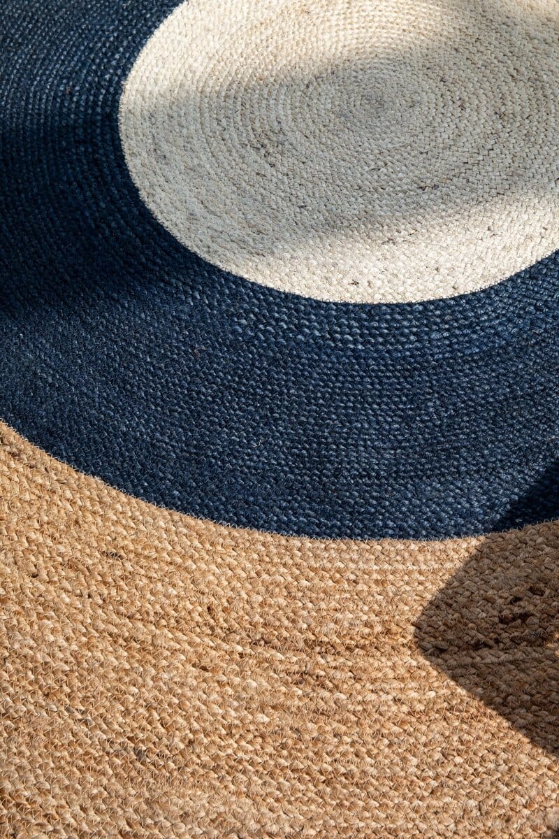 Maritime Tranquility - Braided Jute Round Rug (200 CM) - Image 2