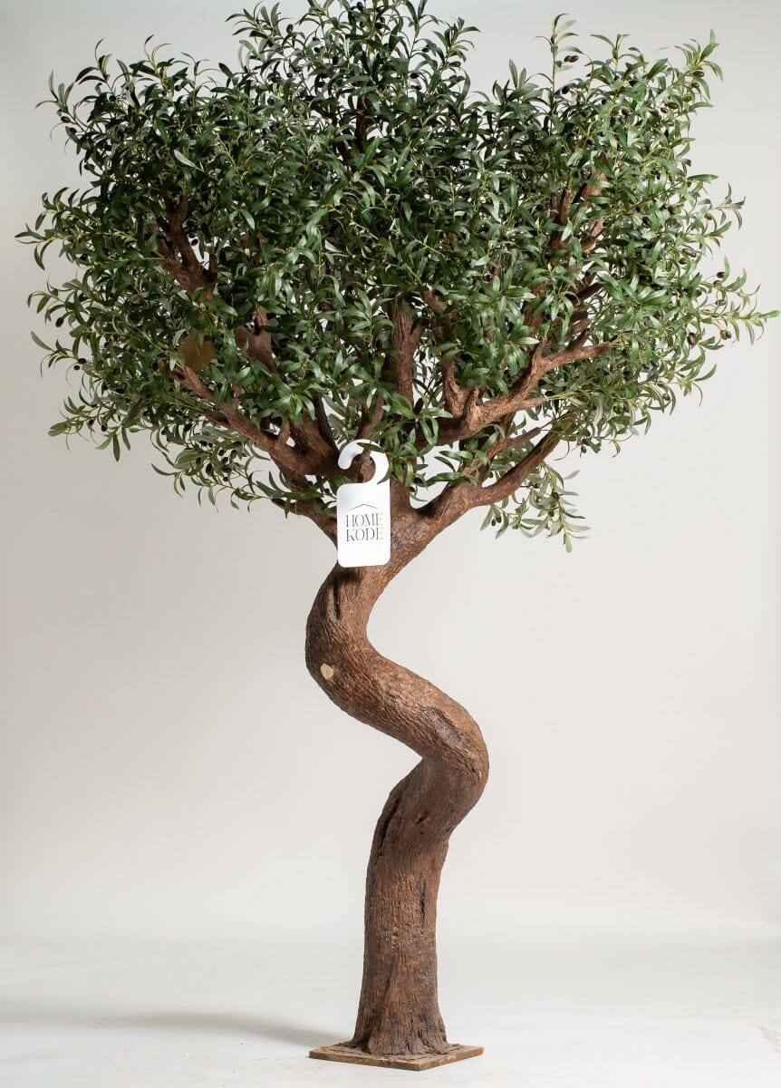 Artificial Olive Tree with Curving Trunk (300CM) - Image 3