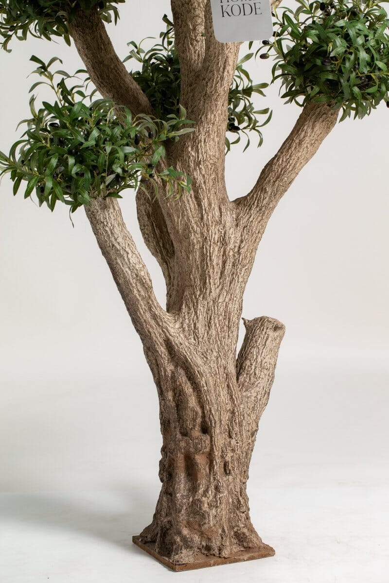 Natural Trunk Olive Tree with Artificial Leaves (300CM) - Image 6