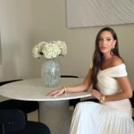 Pelagia Oryx Marble Round Dining Table