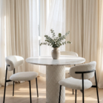 Grace Round Marble Dining Table