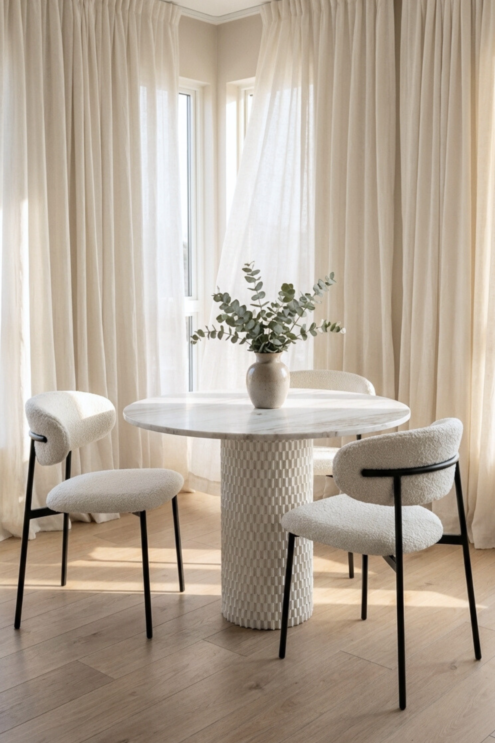 Grace Round Marble Dining Table