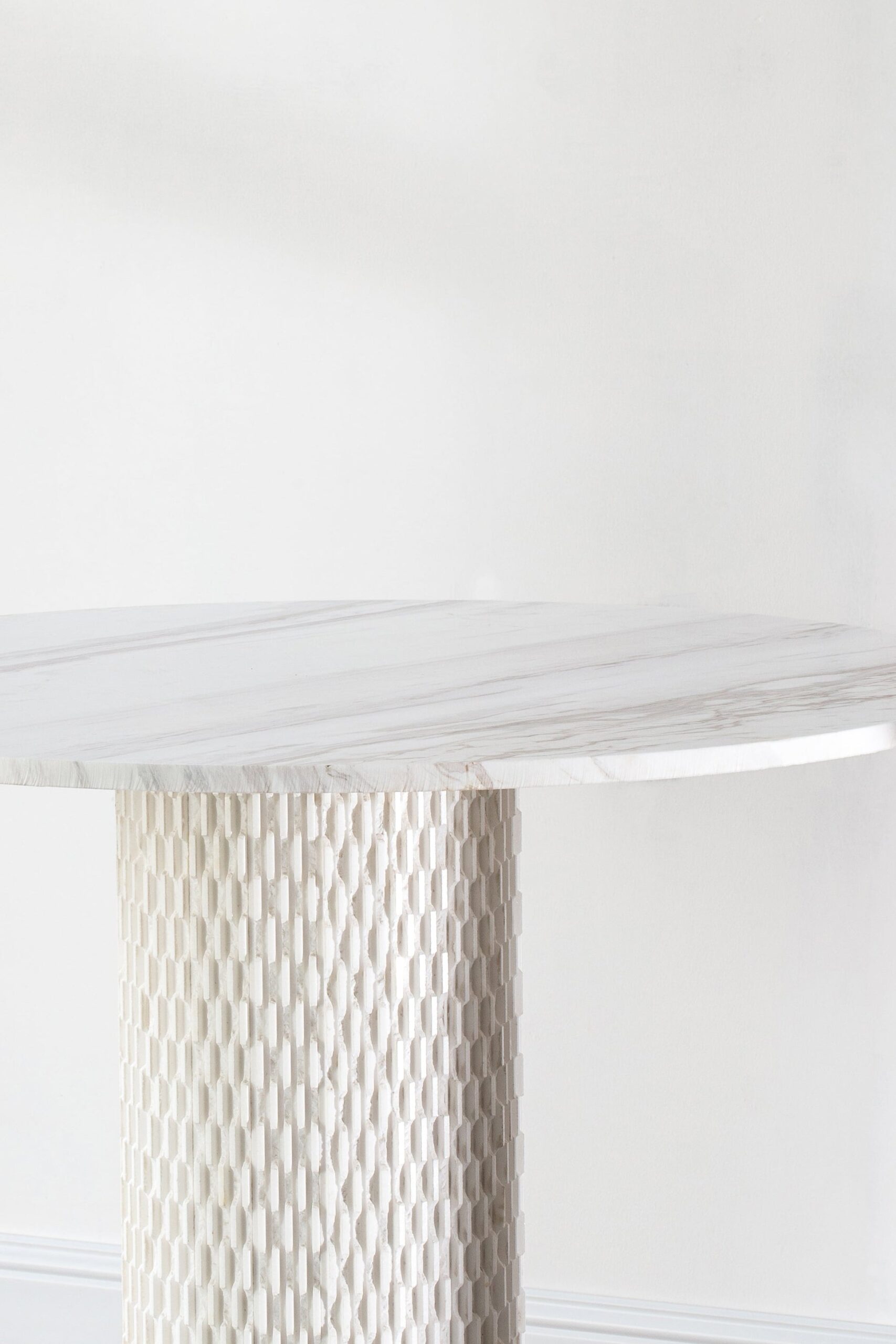 Grace Round Marble Dining Table - Image 3