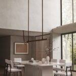 Santorini Beige Crema Uno Marble Dining Table