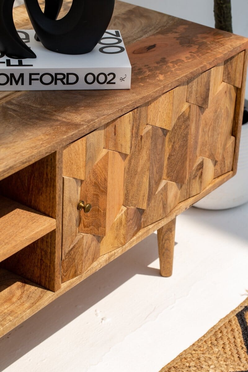 Nova Wooden Two Door TV Unit - Image 3