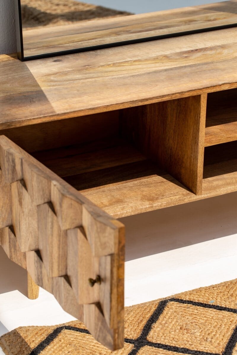 Nova Wooden Two Door TV Unit - Image 4