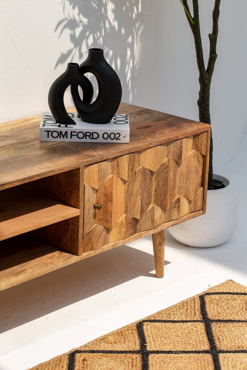 Nova Wooden Two Door TV Unit - Image 7