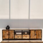 Indiana Industrial Wooden TV Unit