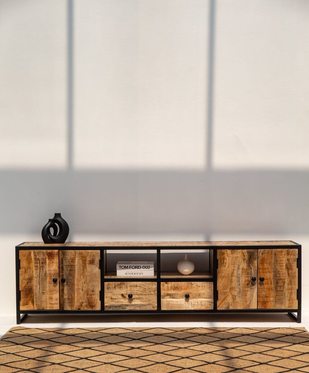 Indiana Industrial Wooden TV Unit - Image 3