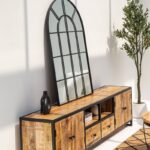 Indiana Industrial Wooden TV Unit