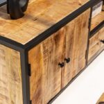 Indiana Industrial Wooden TV Unit