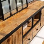 Indiana Industrial Wooden TV Unit