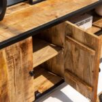Indiana Industrial Wooden TV Unit