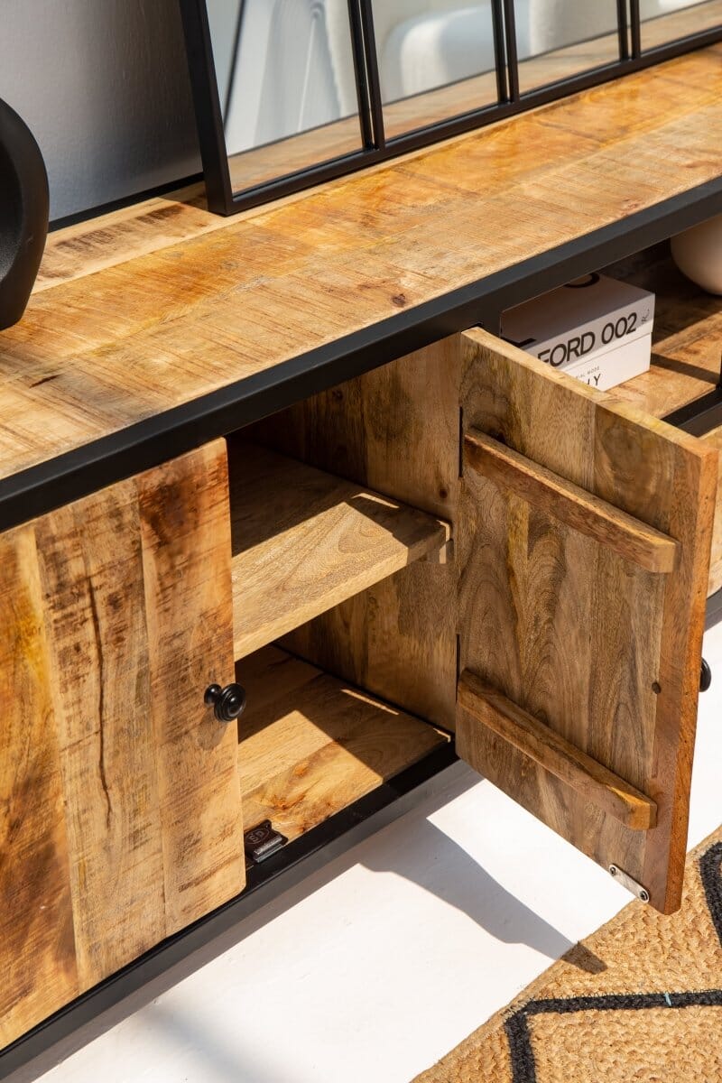 Indiana Industrial Wooden TV Unit - Image 11