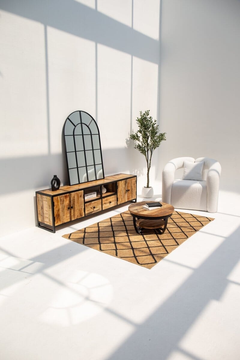 Indiana Industrial Wooden TV Unit - Image 12