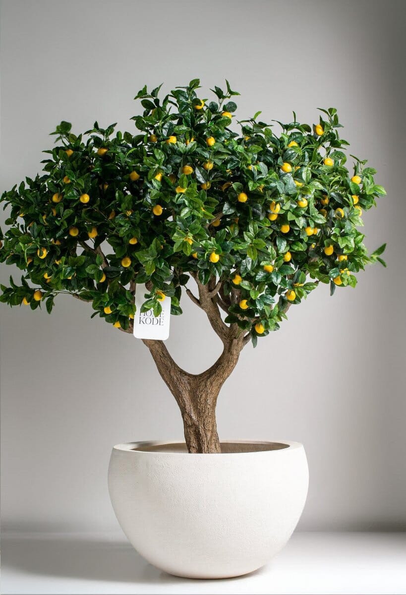 Zuno White Fiber Pot - Image 2