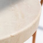 Marceau Crema Marfil Marble Round Dining Table