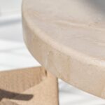 Marceau Crema Marfil Marble Round Dining Table