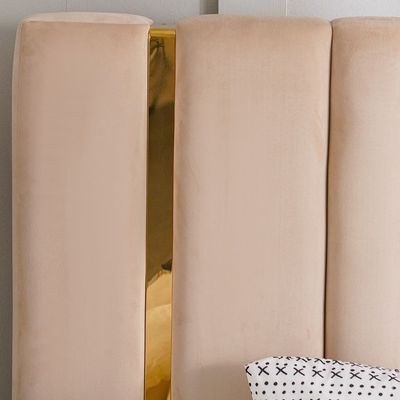 New Poliana 180x200 King Bed-Beige-With 2-Year Warranty - Image 4
