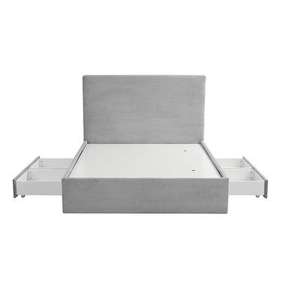 Wesley 150x200 Queen Bed with 4 Drawers-Dark Grey-With 2-Year Warranty - Image 3