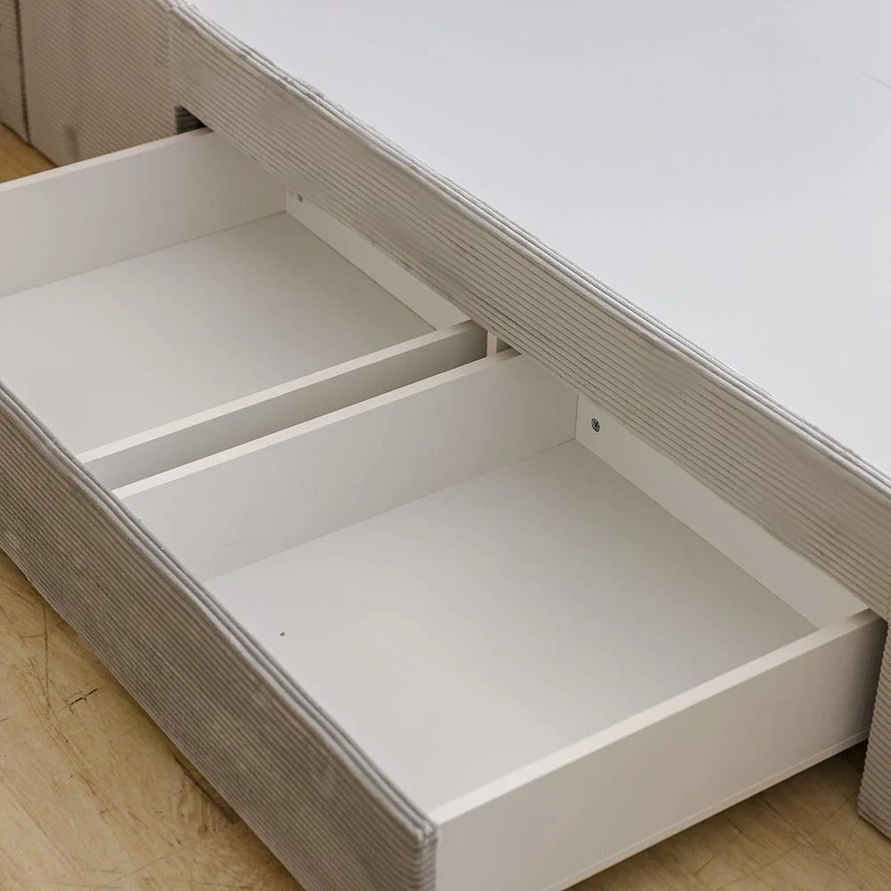 Wesley 180x200 King Bed with 4 Drawers-Dark Grey-With 2-Year Warranty - Image 3